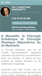 Mobile Screenshot of marinetti-esthetique.com