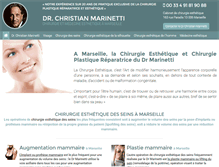 Tablet Screenshot of marinetti-esthetique.com